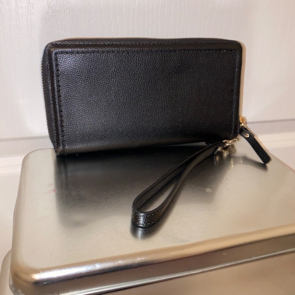 Kate Spade Anita Patterson Drive Wallet Black - Picture 2 of 3